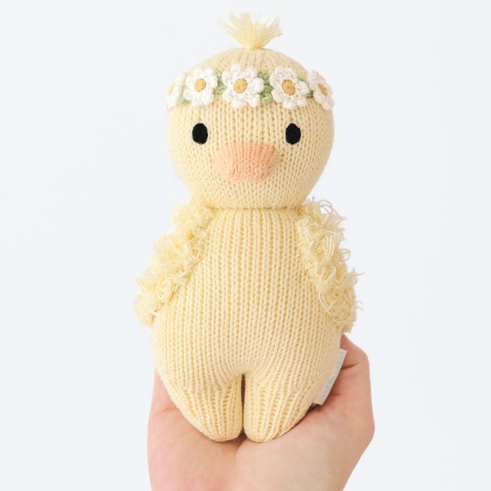 Baby duckling (ivory floral) | Cuddle + Kind