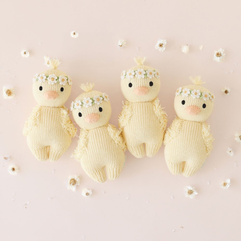 Baby duckling (ivory floral) | Cuddle + Kind