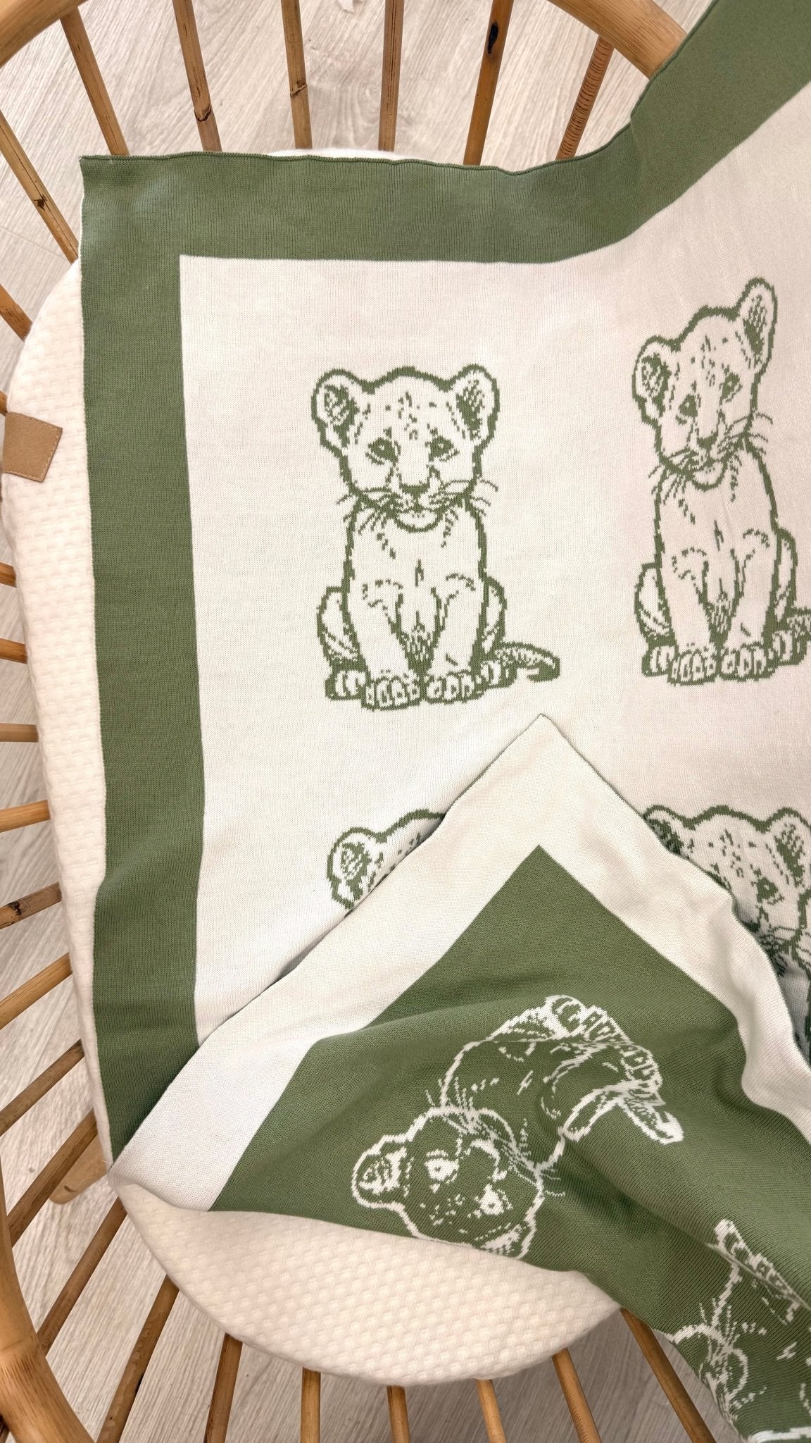 Lion Cub Reversible blanket