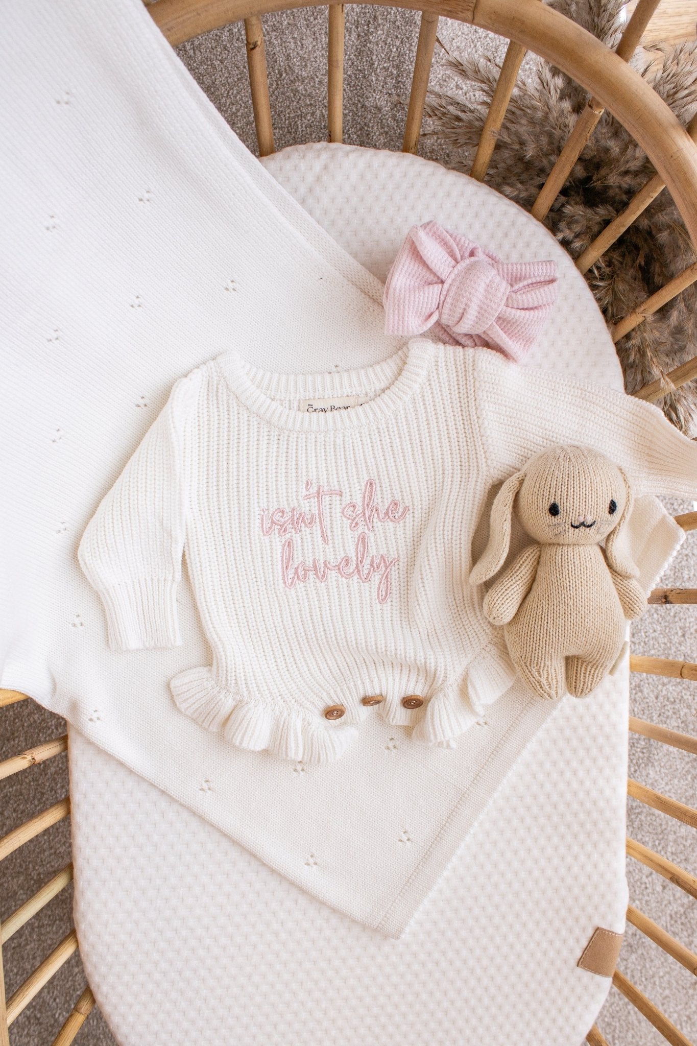 Ruffle Romper | Isn't She Lovely | White
