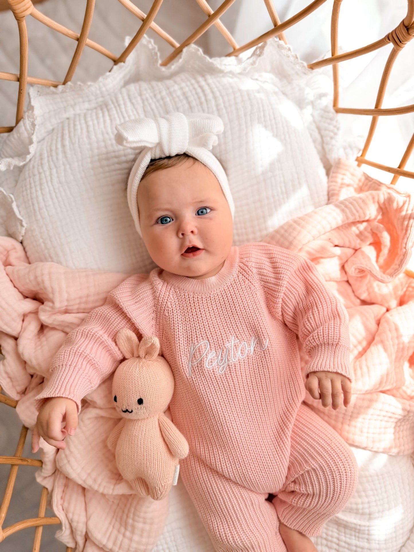 Personalised Full Length Romper | Blossom Pink