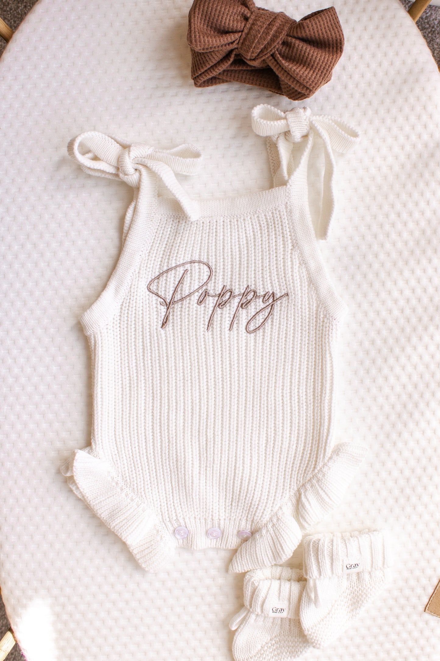 Short Sleeve Ruffle Romper | PREORDER
