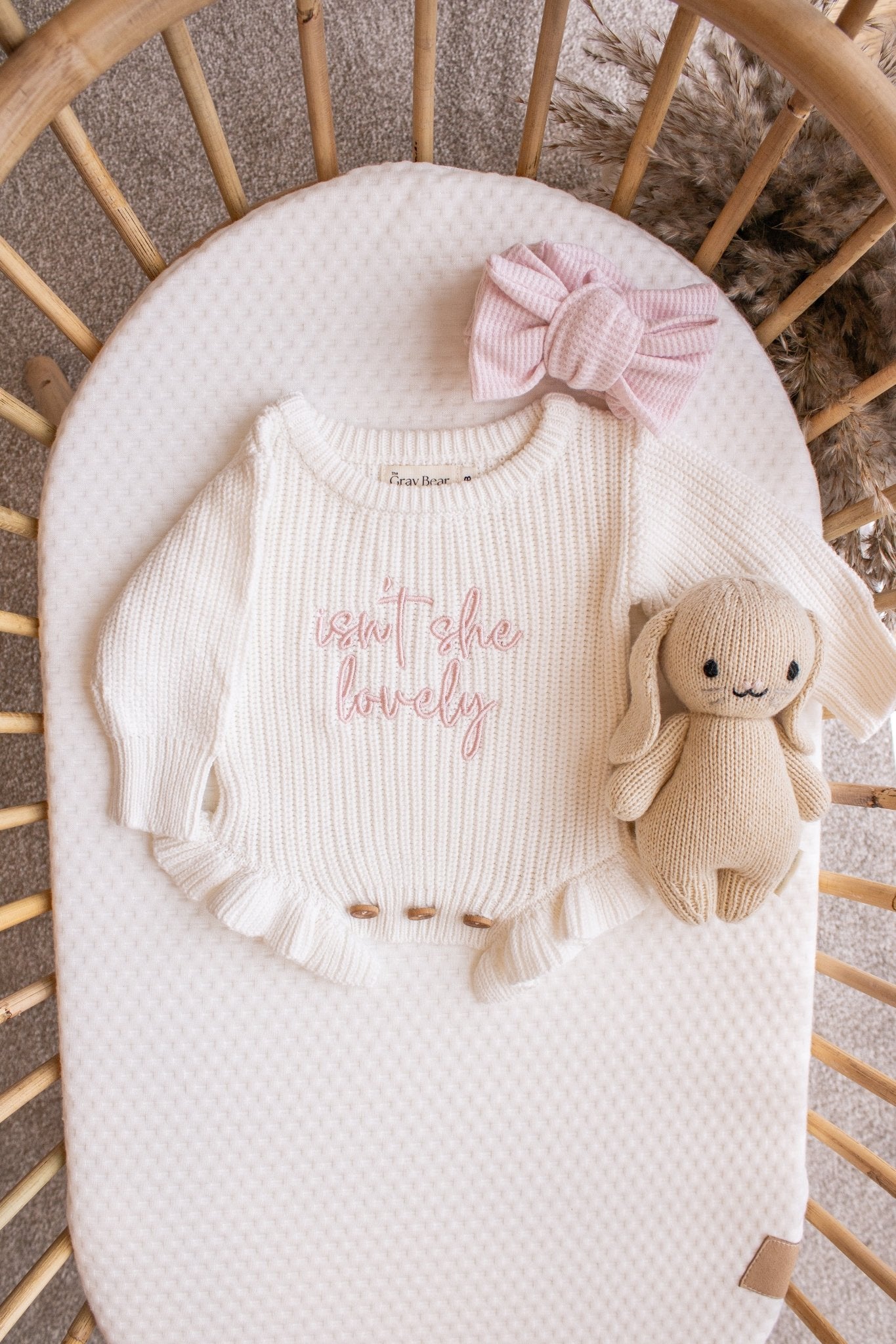 Ruffle Romper | Isn't She Lovely | White