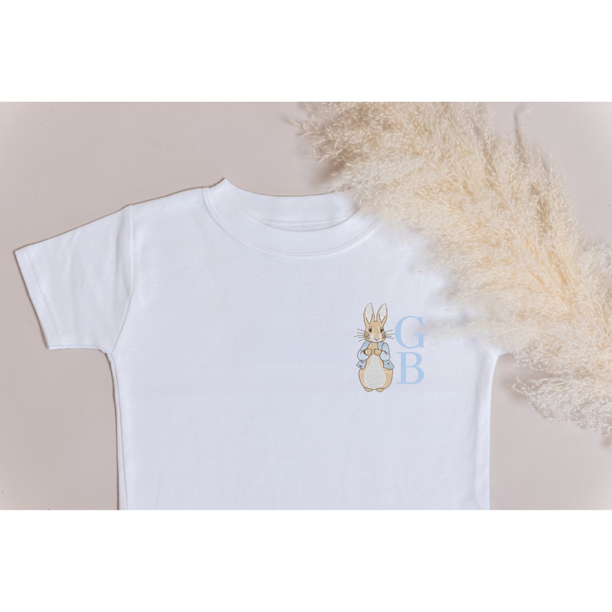 Custom Kids Easter T-shirt: Add Their Initials for a Unique Touch