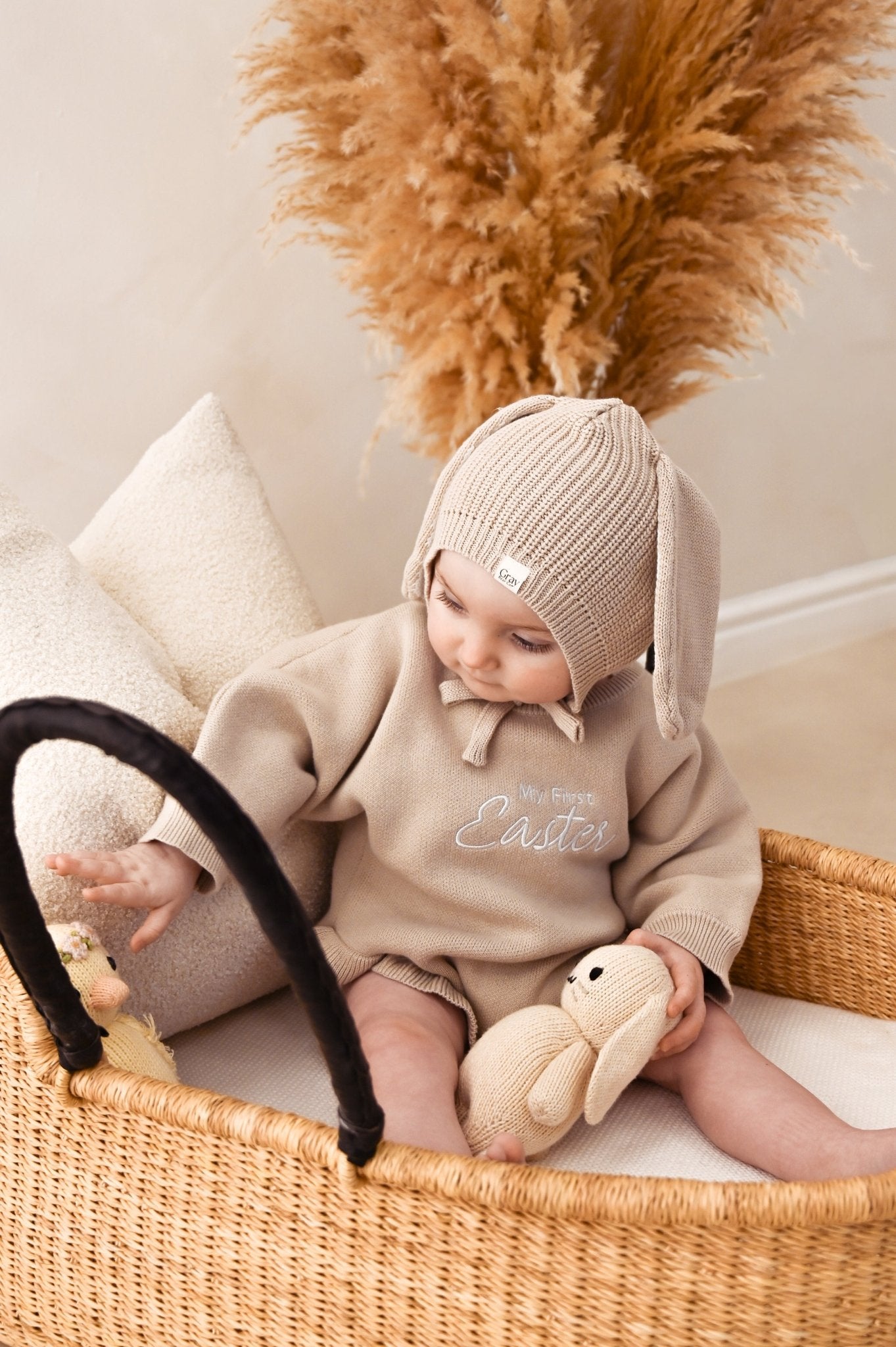 Fawn Ruffled Romper | Easter Collection