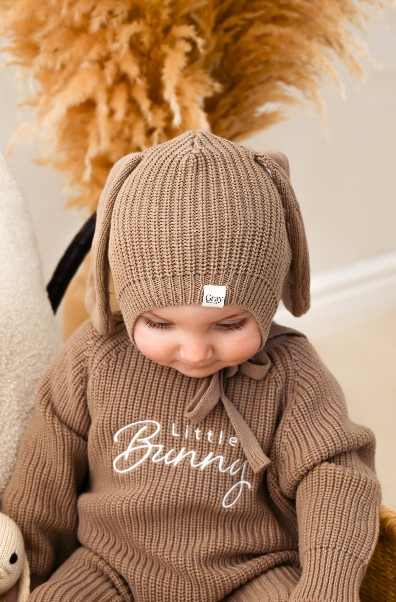 Bunny Rabbit Bonnet | Mocha