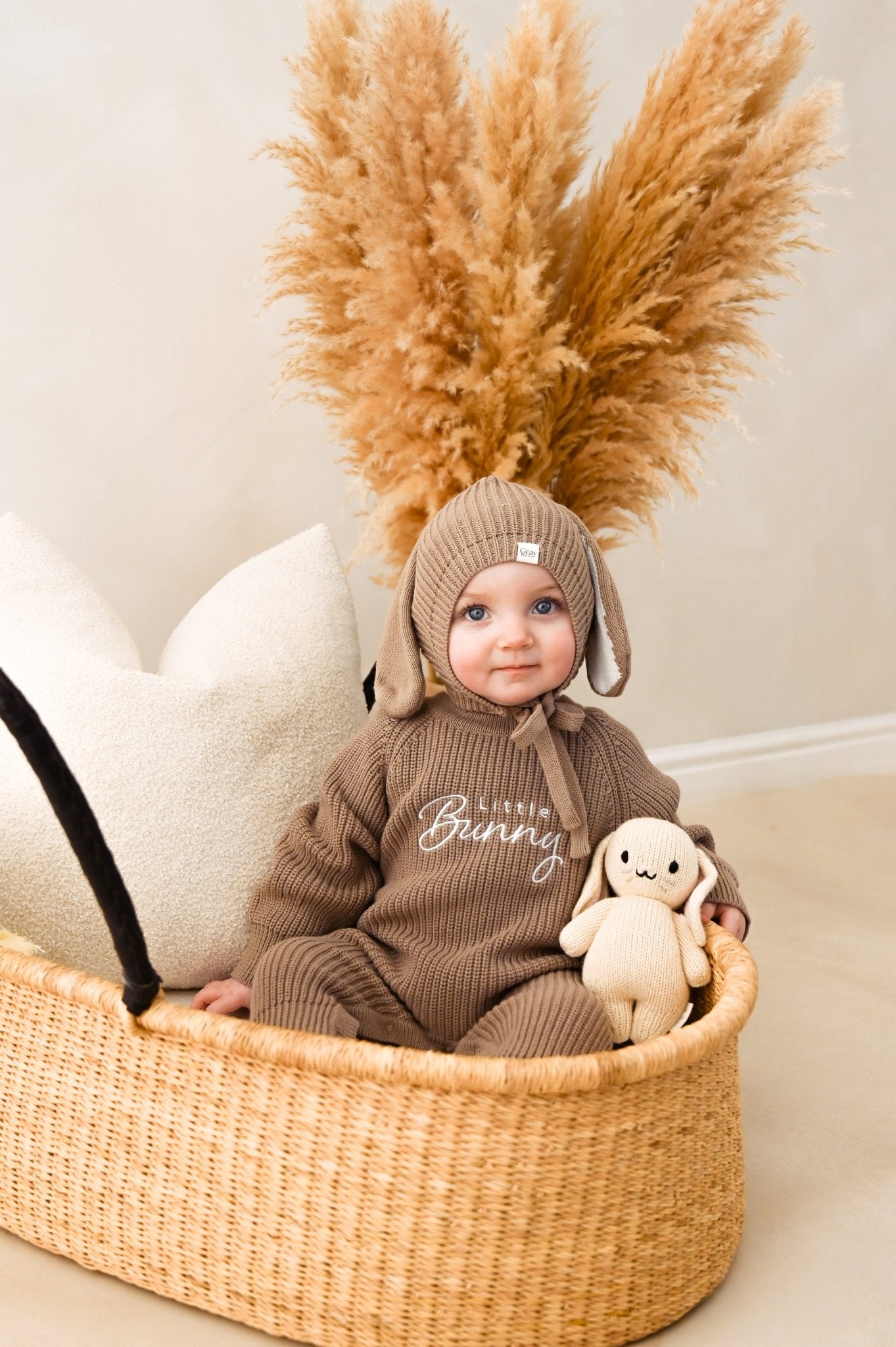 Full Length Mocha Romper | Easter Collection