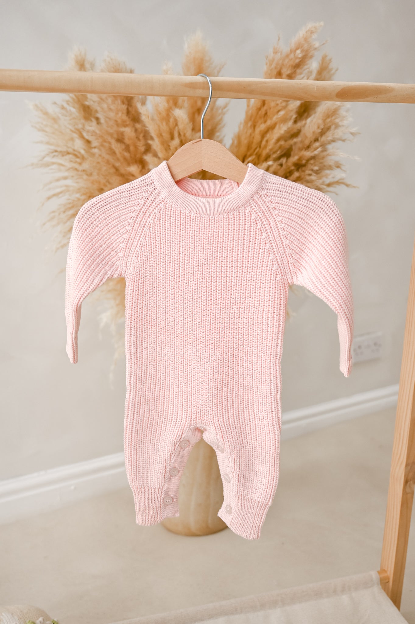 Full Length Blossom Pink Romper | Easter Collection