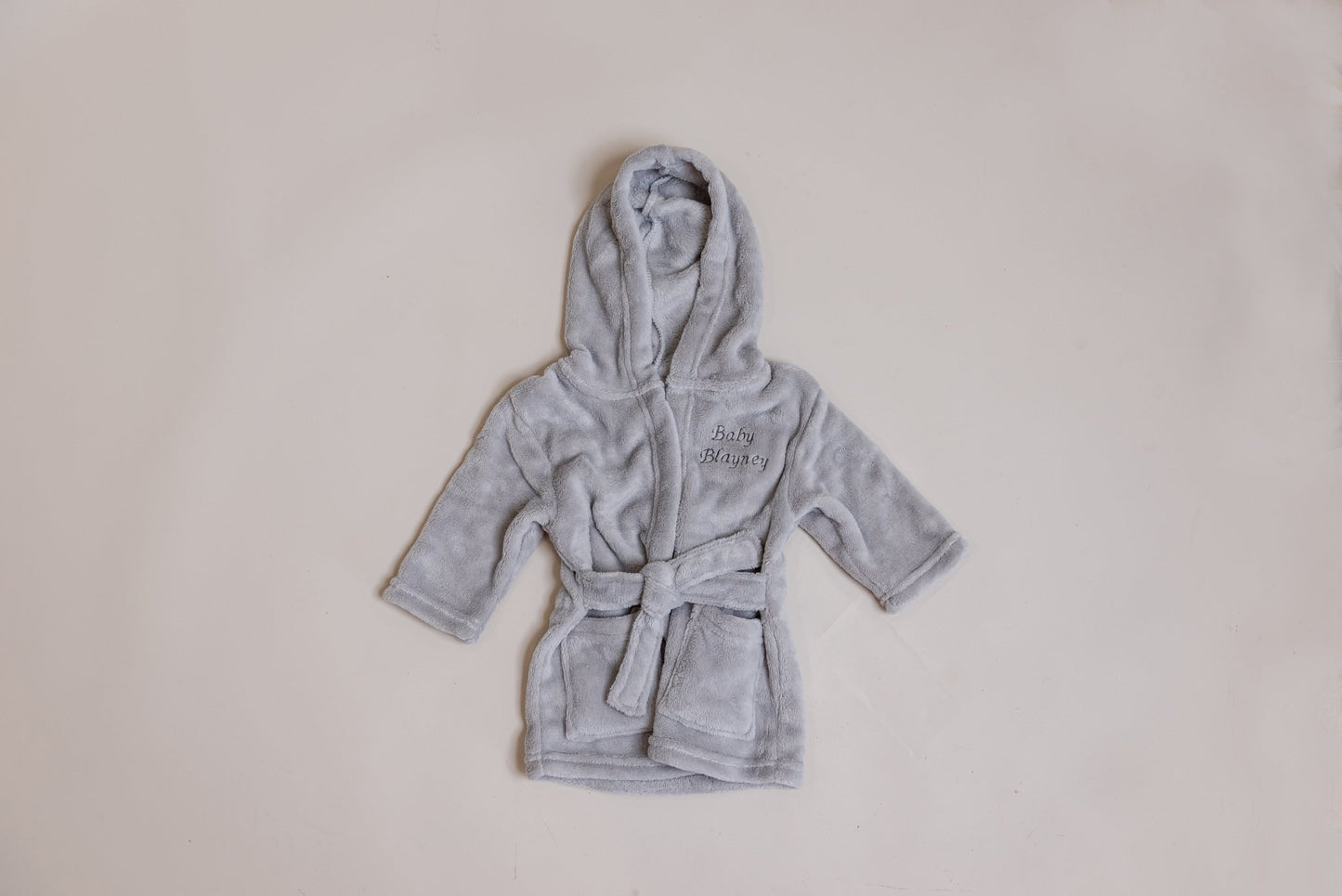 Grey Dressing Gown & Teddy Bunny Set