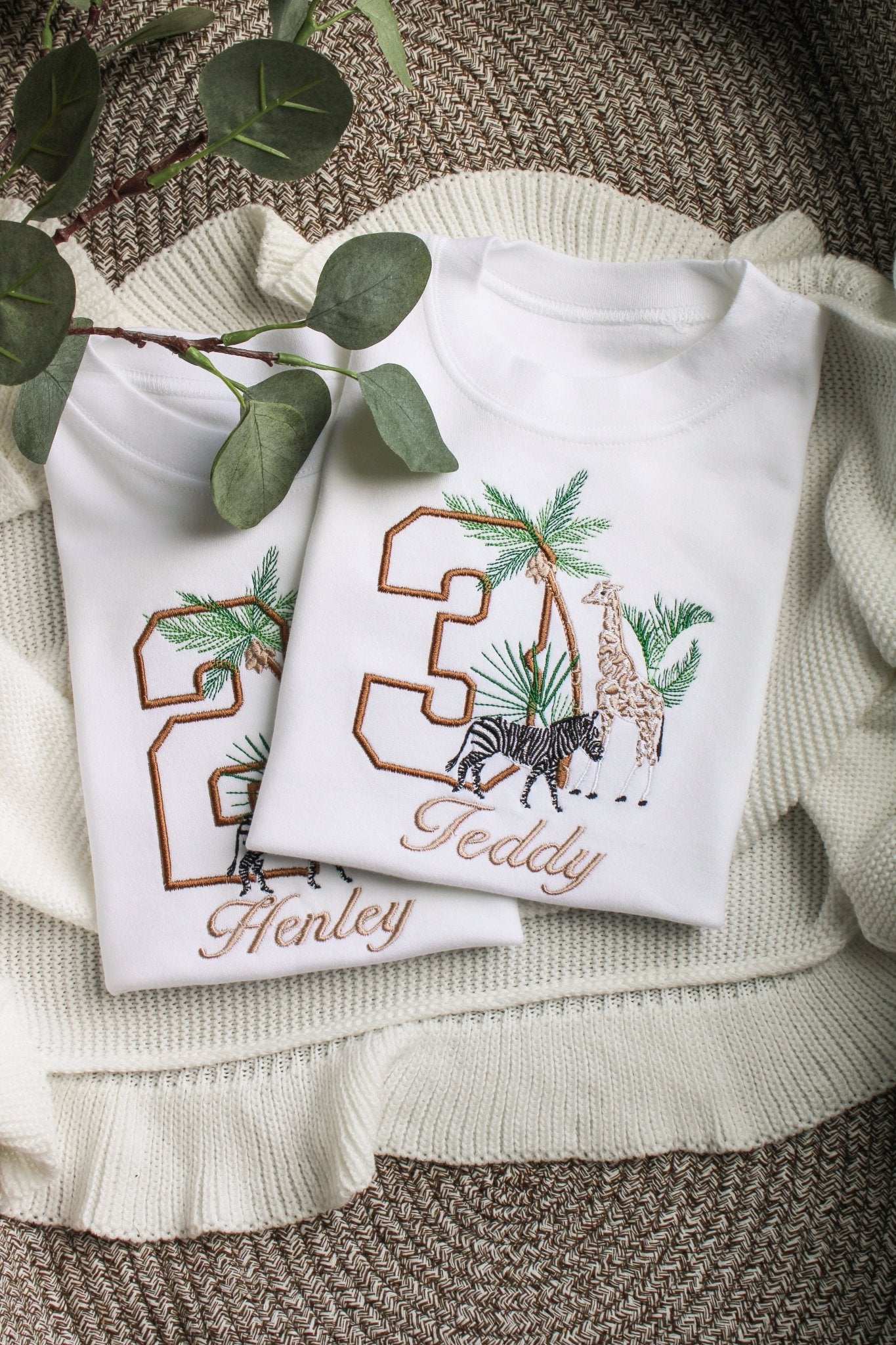 Kids Safari Birthday Tee / Sweatshirt