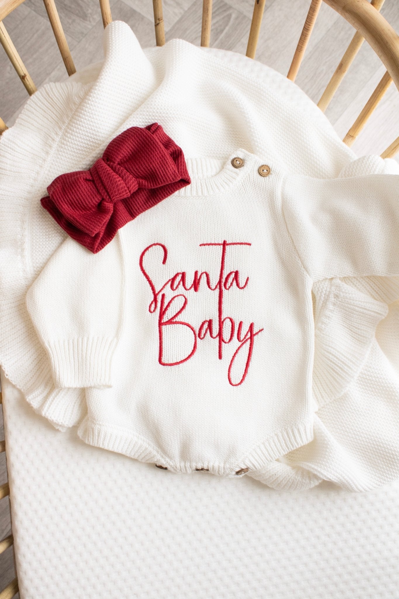 Baby Romper Santa Baby Christmas Collection