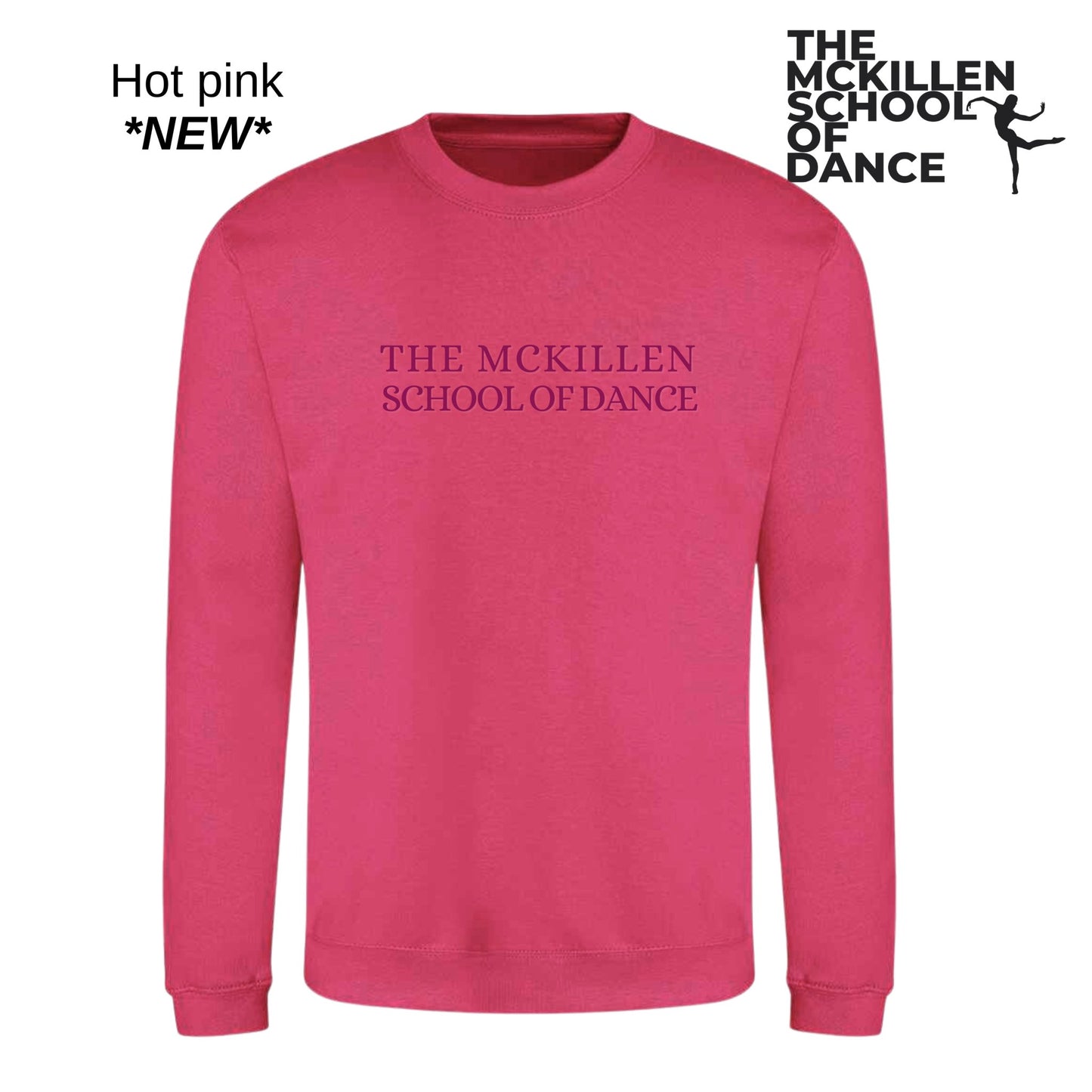 KIDS Embroidered Sweatshirts : The Mckillen School of Dance