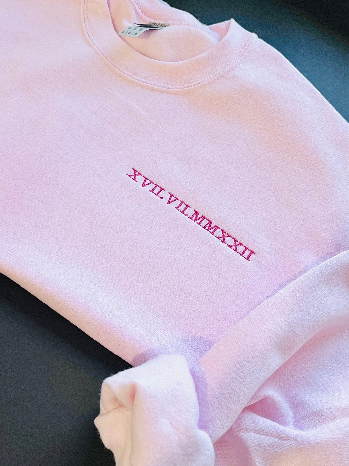 Personalised Roman numerals Sweatshirt
