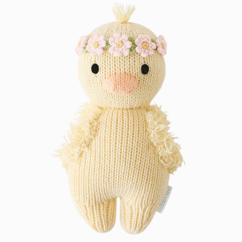 Baby duckling chick (Blush floral) | Cuddle + Kind