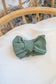 Top Knots | Baby Head Bow | Olive Green