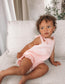 Blossom Pink Bow Romper