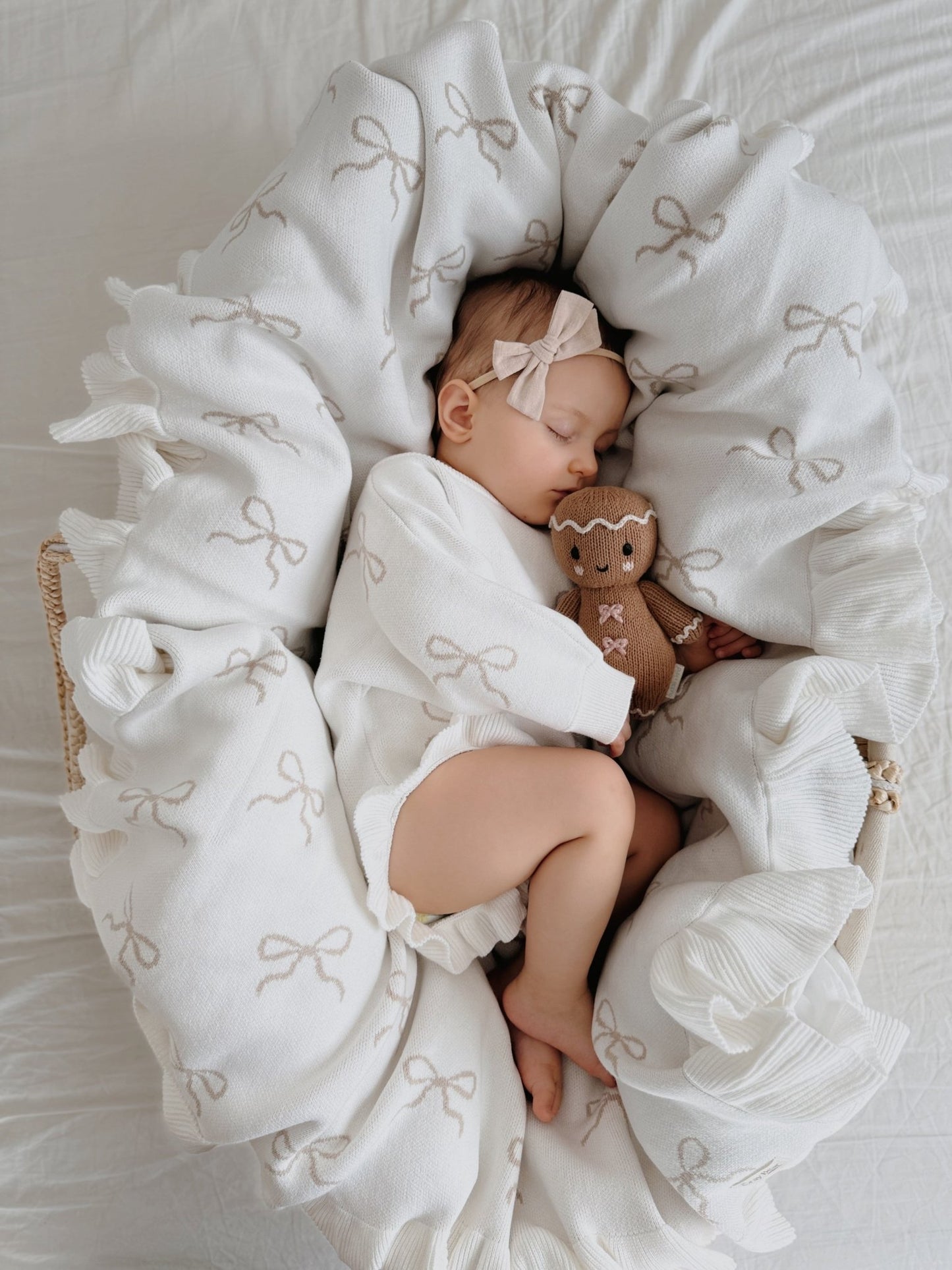 Ruffled Leg Romper | Bows