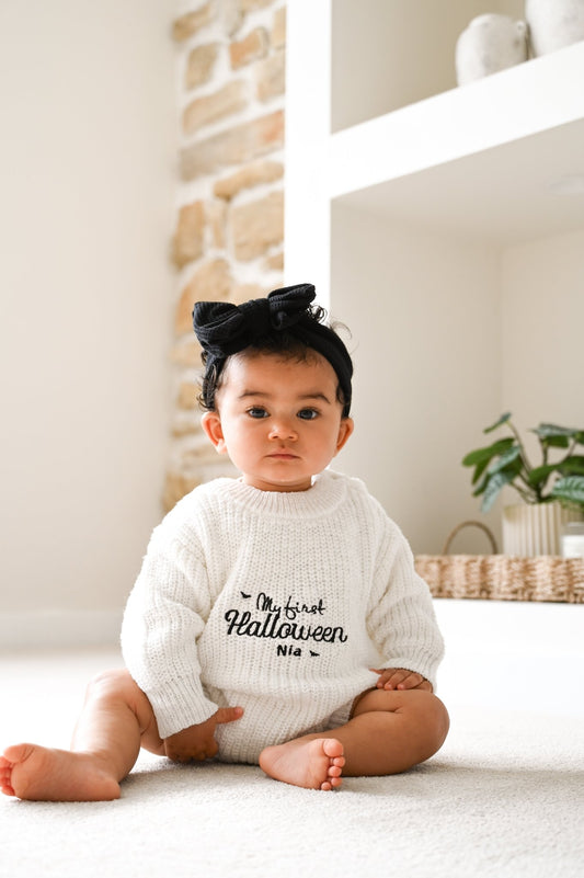 Personalised my first Halloween Romper