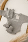 Personalised Stone Grey Romper and accessories | 3 piece Bundle