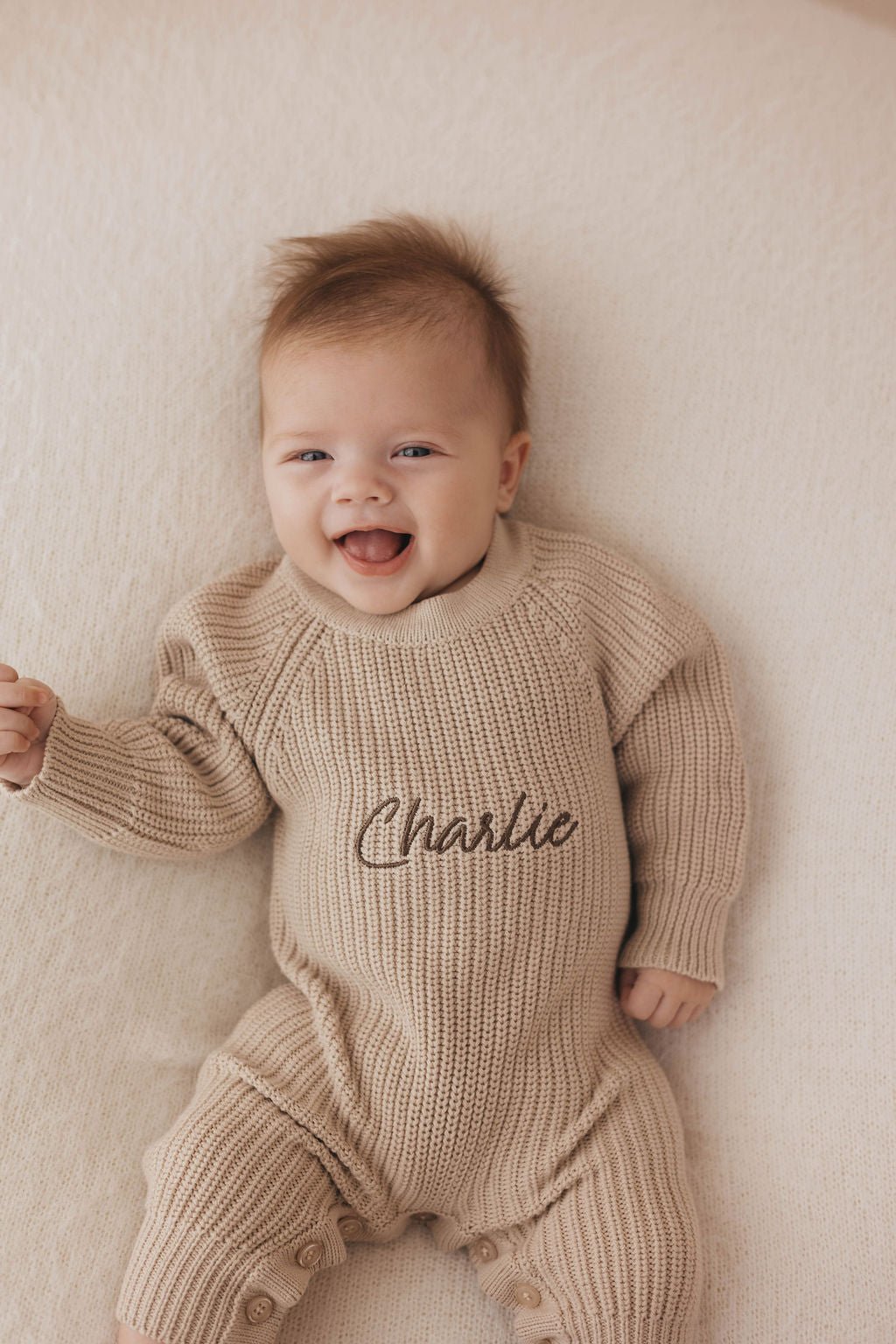 Personalised Full Length Romper | Fawn