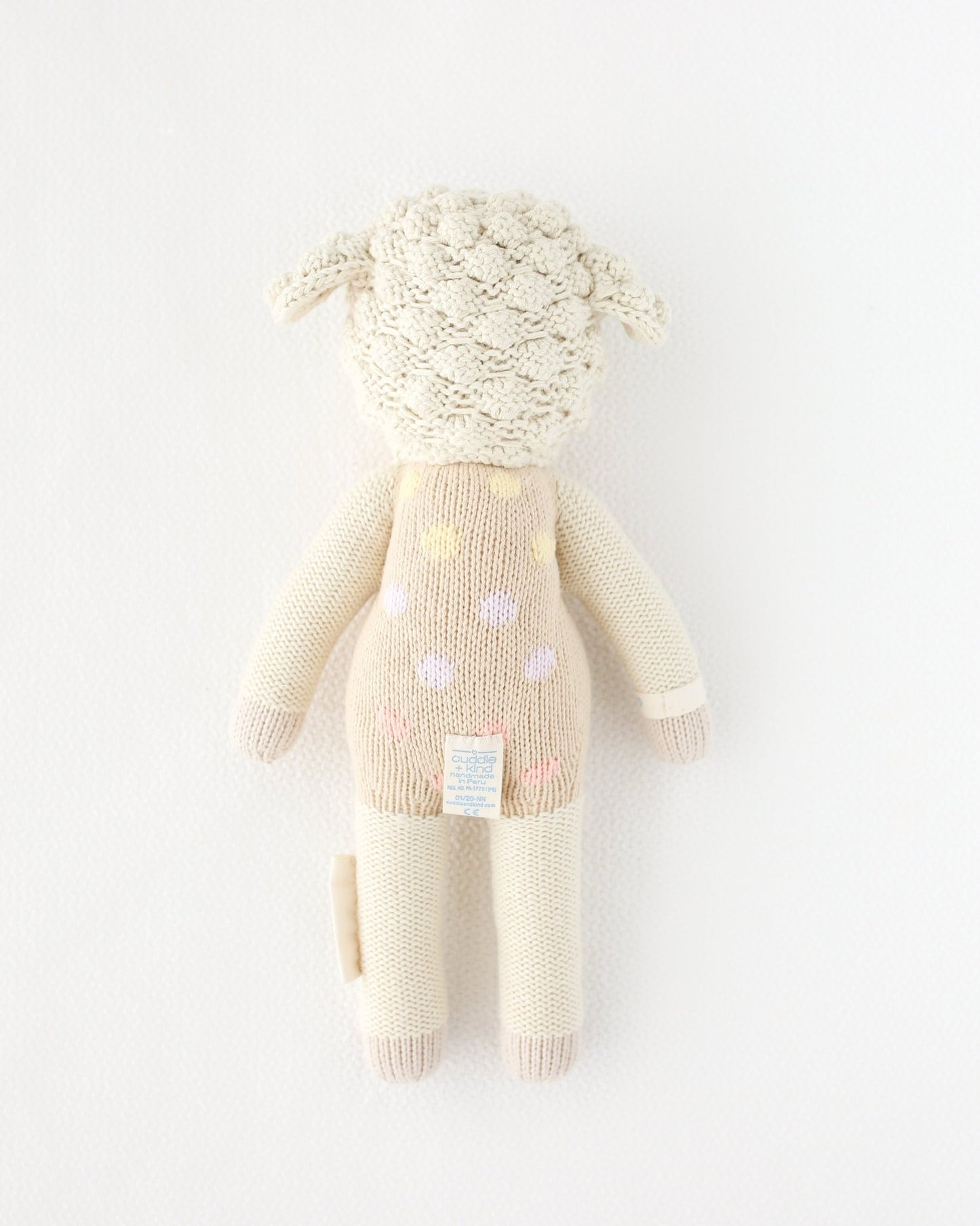 Lucy the lamb (pastel) | Cuddle+kind