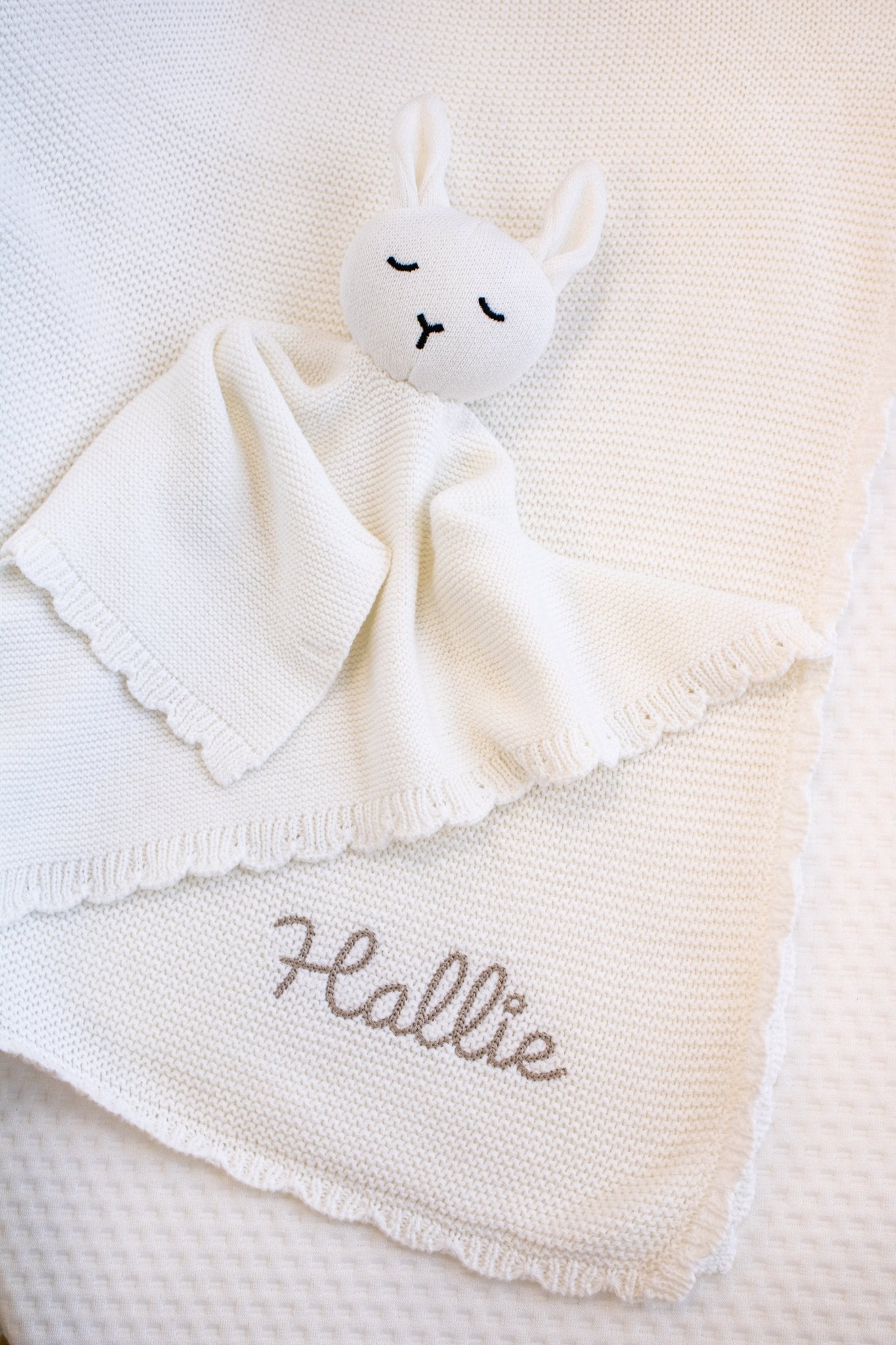 Baby Blanket & Comforter Bundle | White