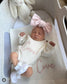 Baby Blanket & Romper Bundle | White