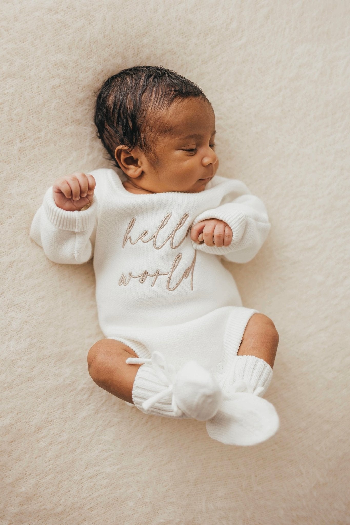 Personalised Unisex Romper | White