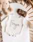 Personalised Baby Romper | White