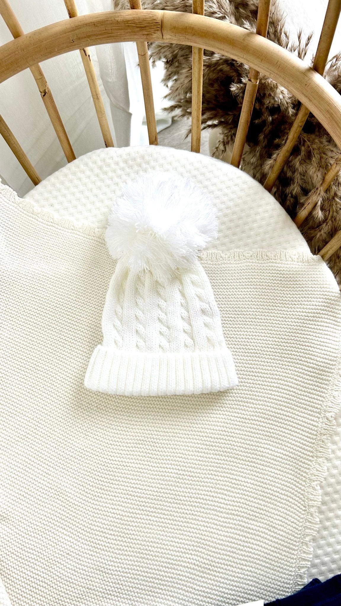 White Bobble Hat