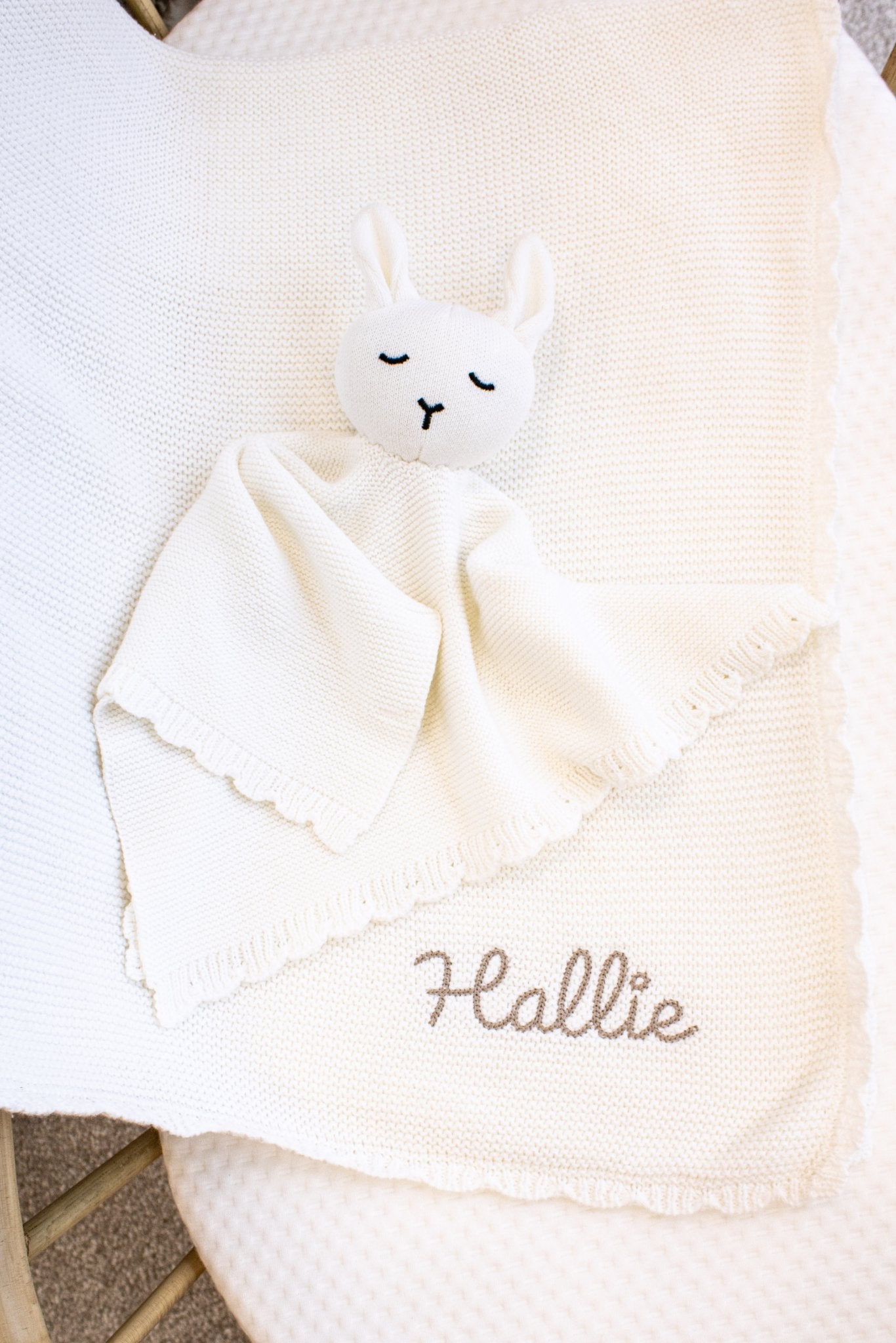 Baby Blanket & Comforter Bundle | White