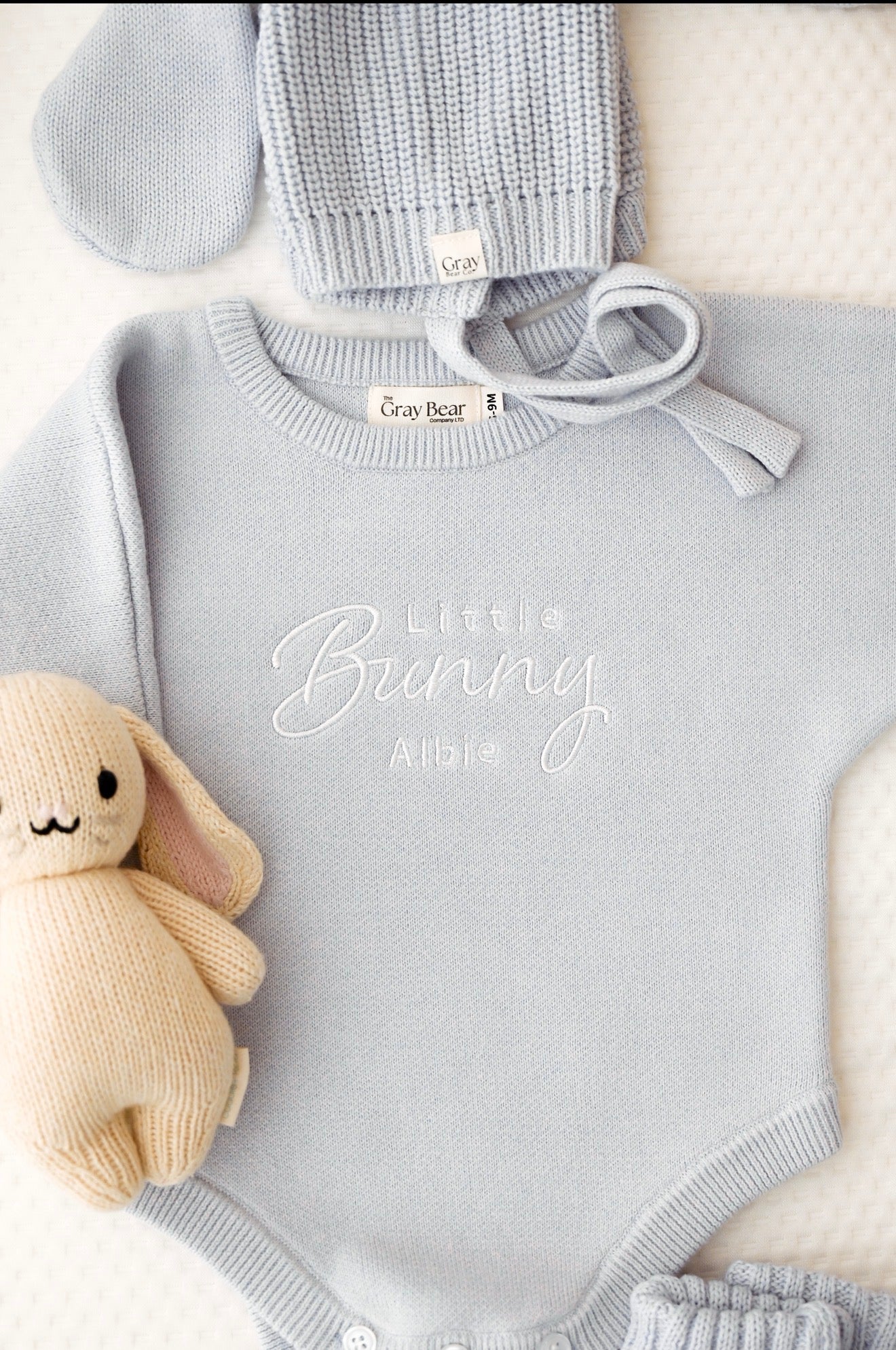 Powder Blue Romper | Easter Collection