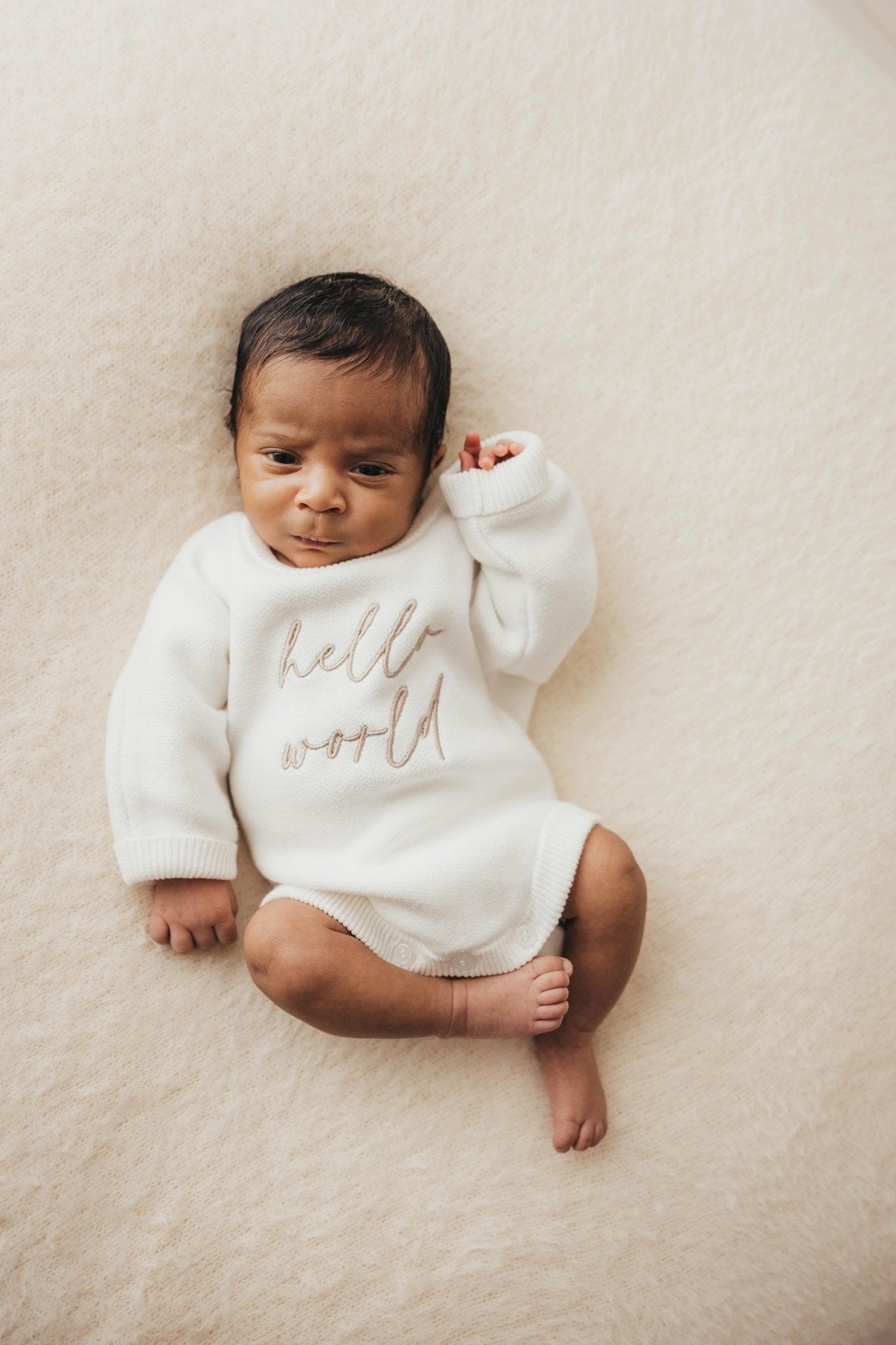 Personalised Unisex Romper | White