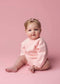 Personalised Ruffled Leg Romper | Blossom Pink