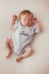 Unisex Wrap Romper | Powder Blue