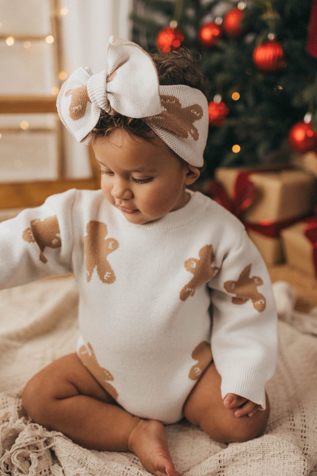 Gingerbread Romper | Christmas Collection