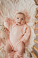 Personalised Ruffled Leg Romper | Blossom Pink