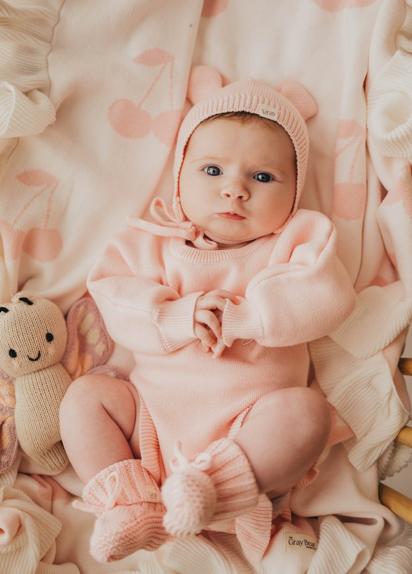 Personalised Ruffled Leg Romper | Blossom Pink