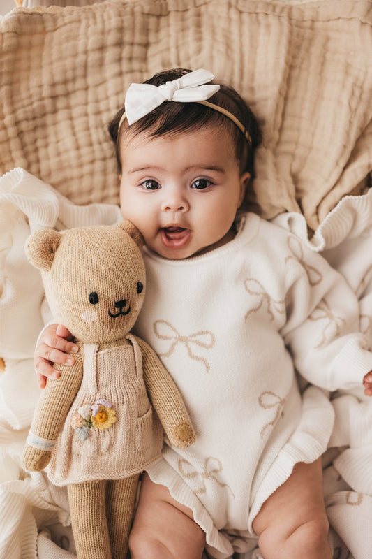 Ruffled Leg Romper | Bows