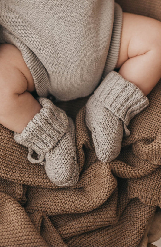 Socks / Booties | Stone Grey