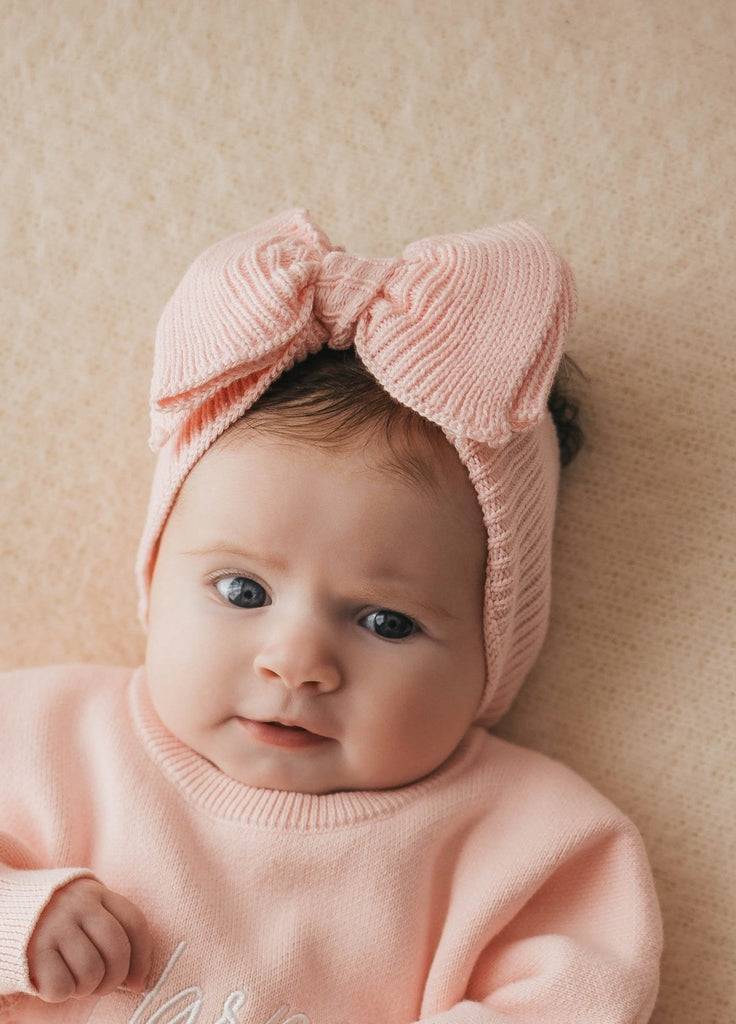 Knitted Head bow  | Blossom Pink