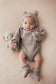 Personalised Unisex Romper | Stone Grey