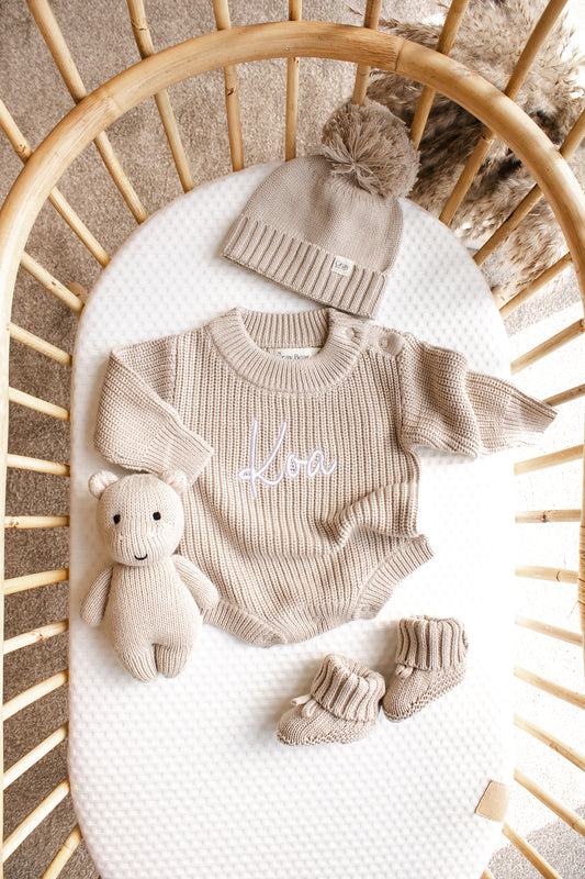 Chunky Romper | Fawn