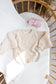 Speckled Chunky Knit Sweater | Cream