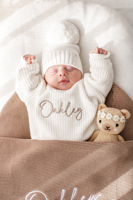 Chunky Knit Sweater / Jumper | White