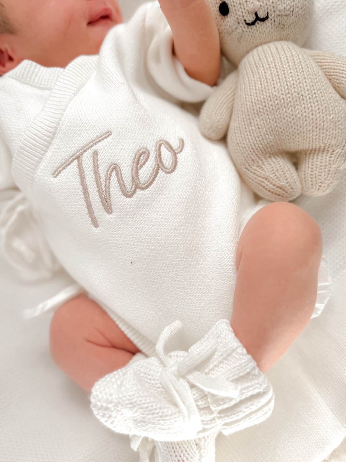 Unisex Wrap Romper | White
