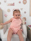 Blossom Pink Bow Romper