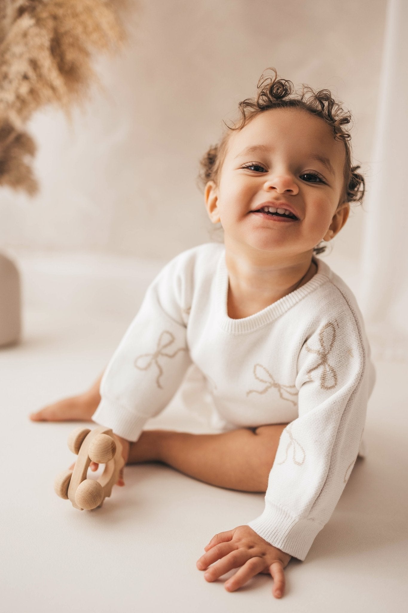 Ruffled Leg Romper | Bows