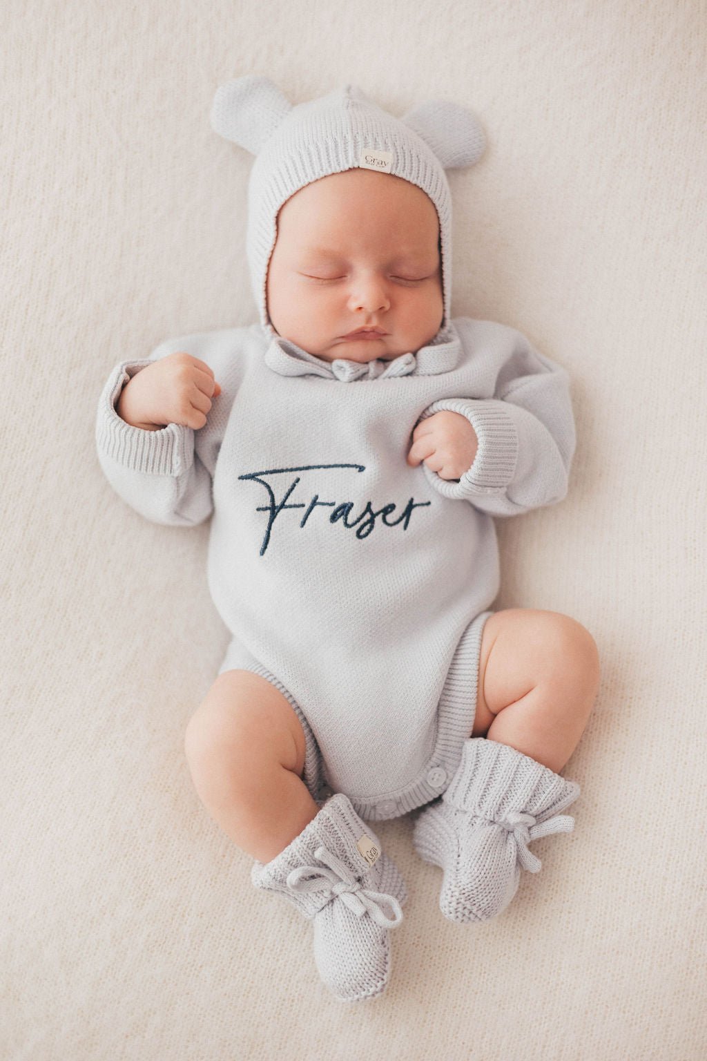 Personalised Unisex Romper | Powder Blue
