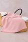 Scalloped Edge Blanket | Blossom Pink